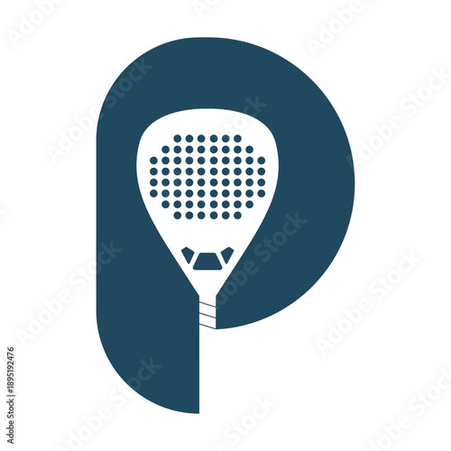 Padel logo icon design