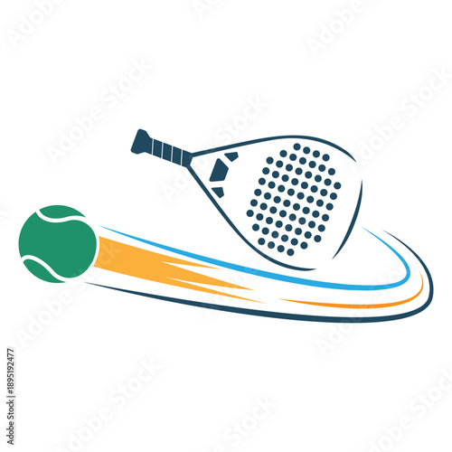 Padel logo icon design