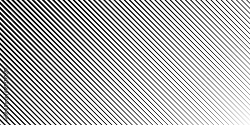 Slant line black halftone gradation texture on white background.