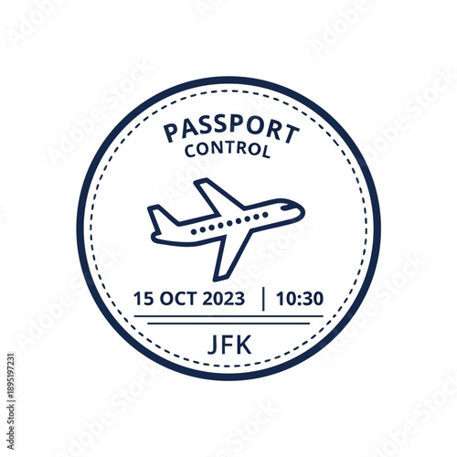 Passport Control Arrival Stamp
