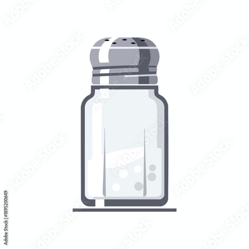 Salt Shaker with Salt Crystals Inside