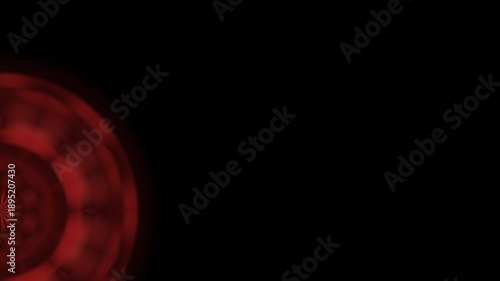 Wallpaper Mural Abstract red circle with a black background, artistic design. Torontodigital.ca