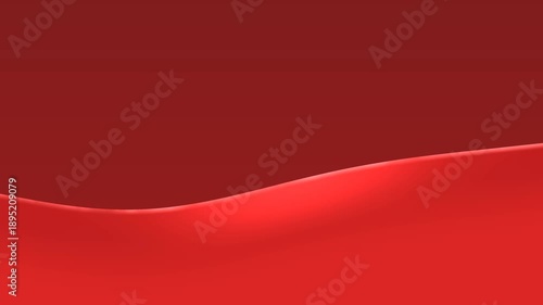 Wallpaper Mural Abstract Red Background with Wavy Lines and Gradient Effect. Torontodigital.ca