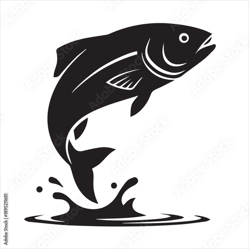 vector illustration of a fish