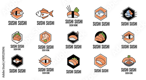 Sushi Logo Designs for Restaurant Branding.