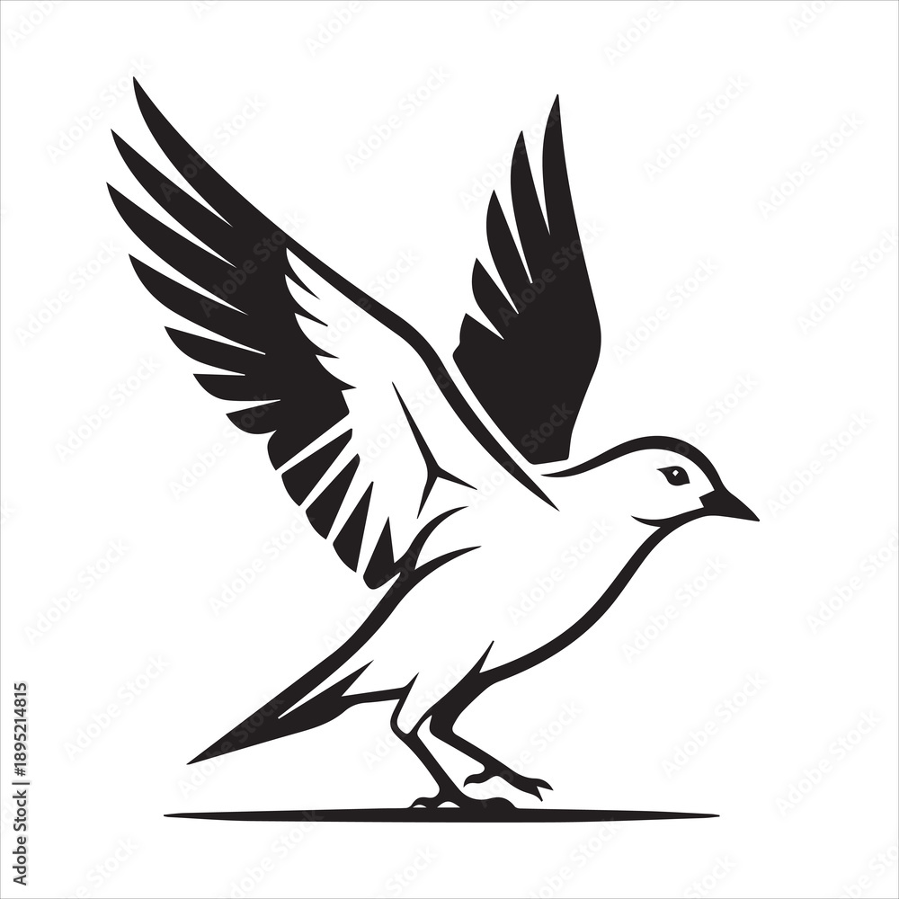 Fototapeta premium dove of peace vector