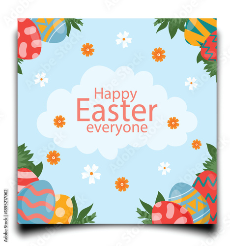 poster happy easter day 