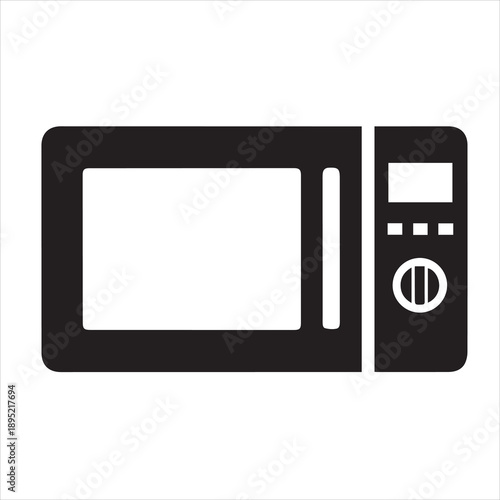 microwave oven isolated on white background