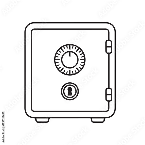 bank safe with combination lock
