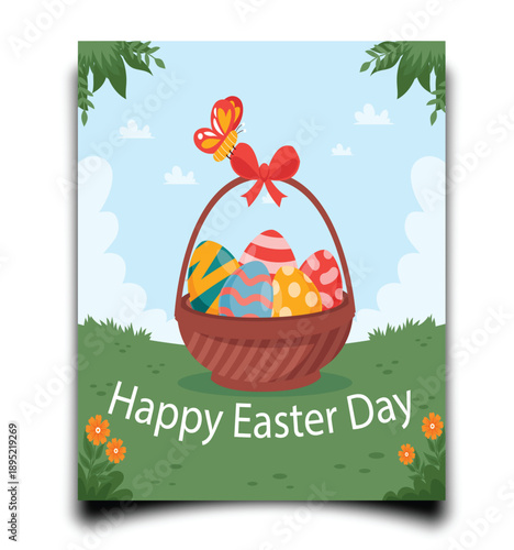 poster happy easter day 