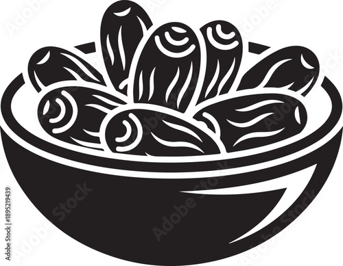 Abstract black and white composition featuring curved lines and shapes creating a dynamic visual effect a striking silhouette high quality professional