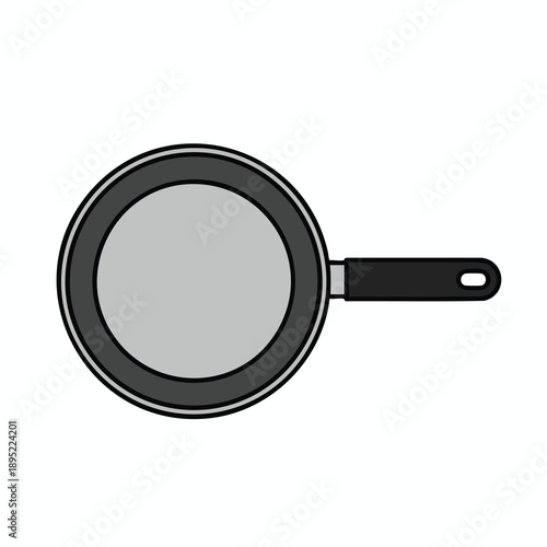 Frying Pan Kitchen Utensil Illustration