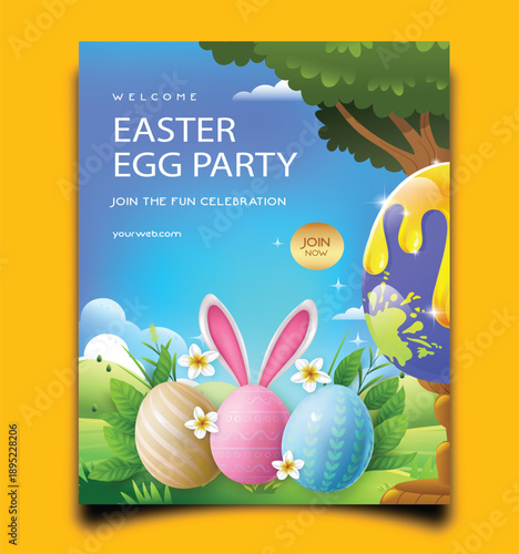 poster happy easter day 