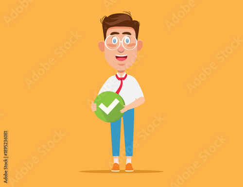 Businessman Character Vector Design
