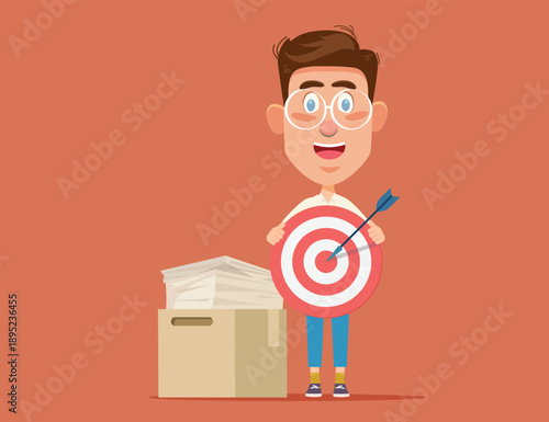 Businessman Character Vector Design