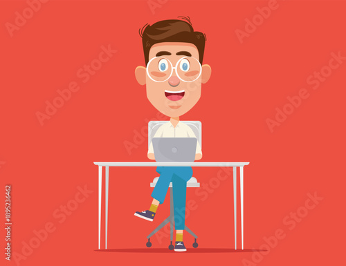 Businessman Character Vector Design
