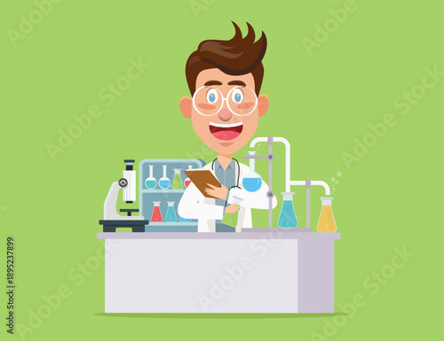 Doctor Character Concept Vector Illustrator