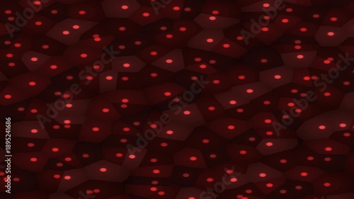 Abstract red lights background, perfect for festive holiday designs and celebrations.