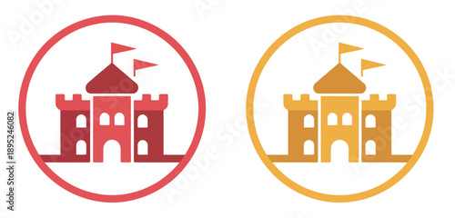 Stadium arena building icon set featuring sports venues, event arenas, grandstands, and outdoor stadium structures, perfect for sports graphics, venue maps, ui icons, and vector illustration projects.