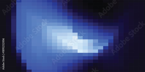 This mesh gradient background features a serene mix of blue, black, and white with rounded, flowing shapes. The design is textured with a slight noise, giving it a smooth yet organic feel.