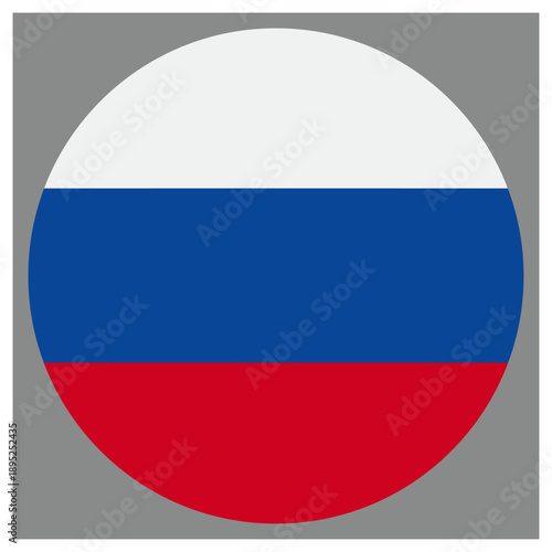 Russian flag circle isolated on white background, Vector Free Download Russian flag circle isolated on white background, Vector - GFXLoad