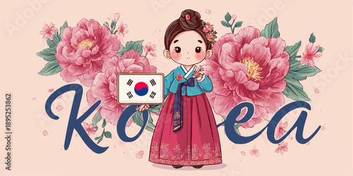 Pastel watercolor roses and lavender surrounding a floral-filled female silhouette.