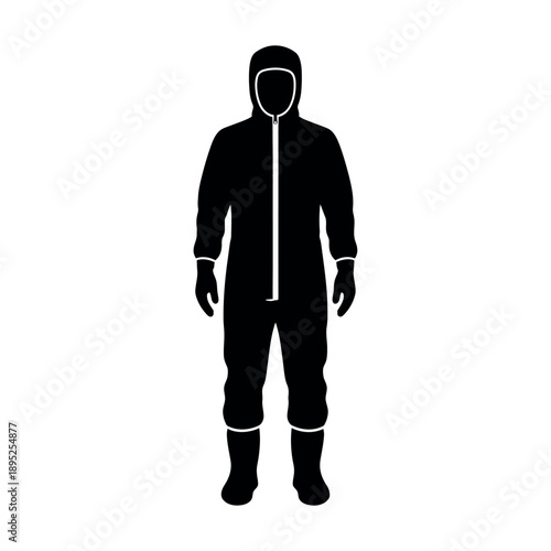 Protective suit for hazardous environments.