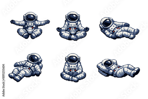 Space and astronaut icon set. Featuring astronaut, space, galaxy, stars, spacecraft, moon, planet, exploration and more.