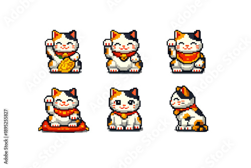 Cat and pet icons set. Featuring feline, kitty, whiskers, paws, meow, tail, play, cuddle, breed, food, sleep, toys, grooming, vet, adoption, sanctuary