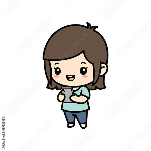 Cute Steak Character in Apron