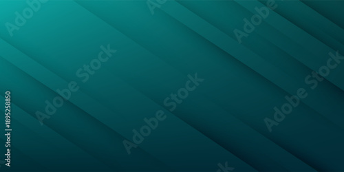 Dark cyan color background for wide banner, design template - abstract illustration