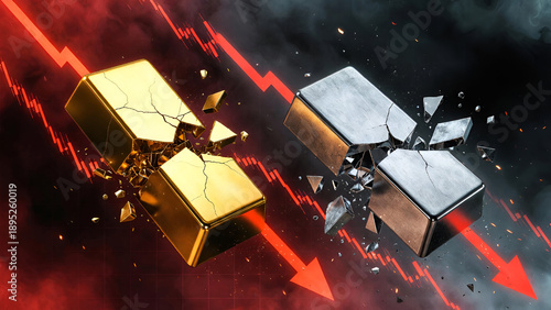 gold and silver market crash  © MM