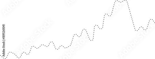 Arrow path line chart built from step progression.