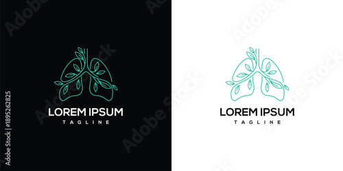 A logo design displayed on contrasting backgrounds showcasing versatility and dual presentation style