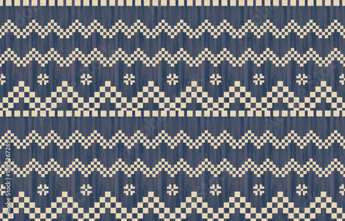 Seamless geometric ethnic pattern. Native American ethnic design, Southwestern decor design for background, curtain, carpet, wallpaper, clothing, wrapping, Batik.