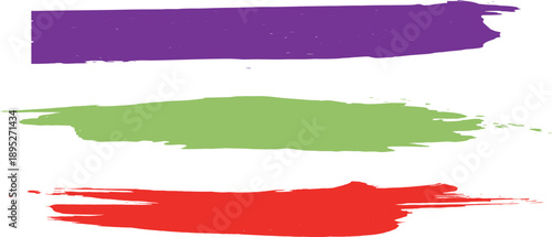 Abstract watercolor background featuring red paint brush strokes on a torn paper texture with a grunge design element and ripped edge frame for an artistic banner illustration