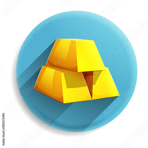 Luxury Gold Bullion Symbol for Finance and Investment