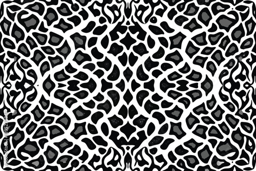 Seamless exotic snakeskin texture pattern, luxury python leather background