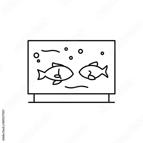 水族館をイメージしたアイコン