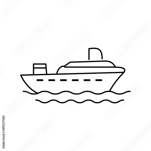 クルーズをイメージしたアイコン