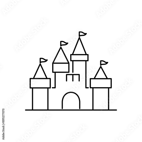 テーマパークをイメージしたアイコン