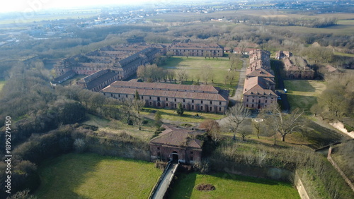 Wallpaper Mural La fortezza della Cittadella dal drone - Alessandria - Piemonte - Italia Torontodigital.ca