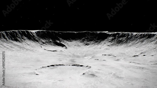 Observing Vast Lunar Terrain With Deep Craters