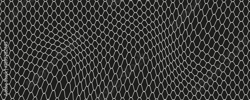 Mesh texture for fishing nets. Grunge pattern for sportswear or soccer goal, volleyball net, basketball hoop, hockey, athletics.