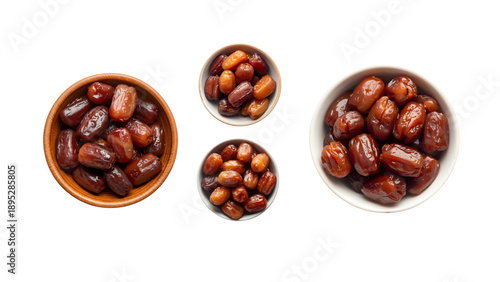 set of dates in a bowl