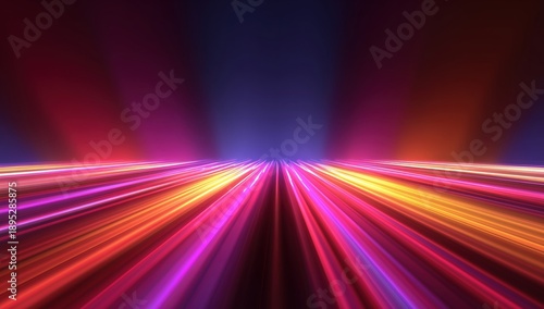 Wallpaper Mural a vibrant and colorful background with neon rays of light, creating an energetic atmosphere Generative AI Torontodigital.ca