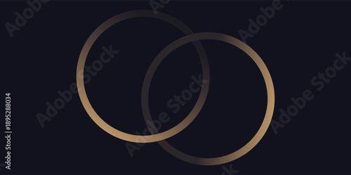Black premium background with luxury dark golden geometric elements.vector eps10