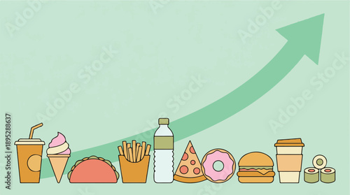 Rising trend of fast food consumption and unhealthy eating habits