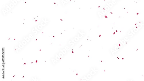 romantic pink sakura petals falling background, loopable 4k overlay.