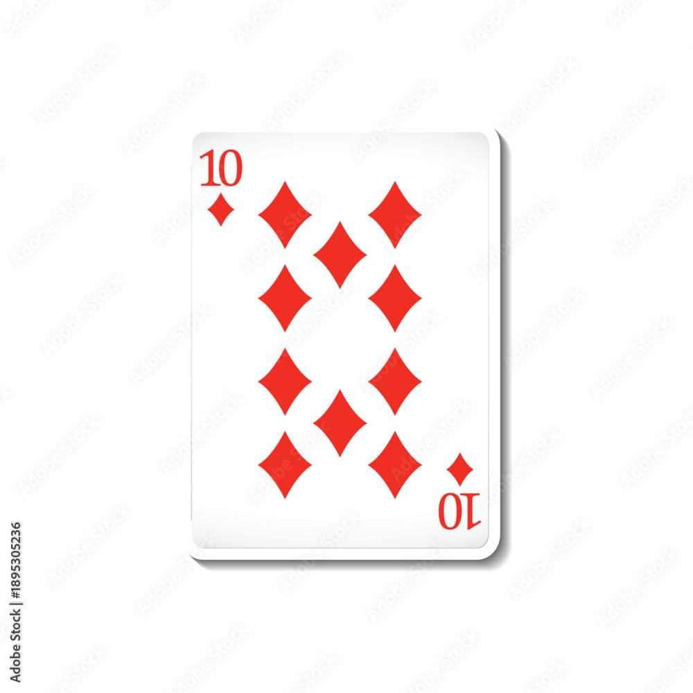 Obraz premium poker playing card vector